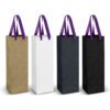 Heathcote Wine Ribbon Handle Paper Bag purple ribbon Heathcote Wine Ribbon Handle Paper Bag purple ribbon
