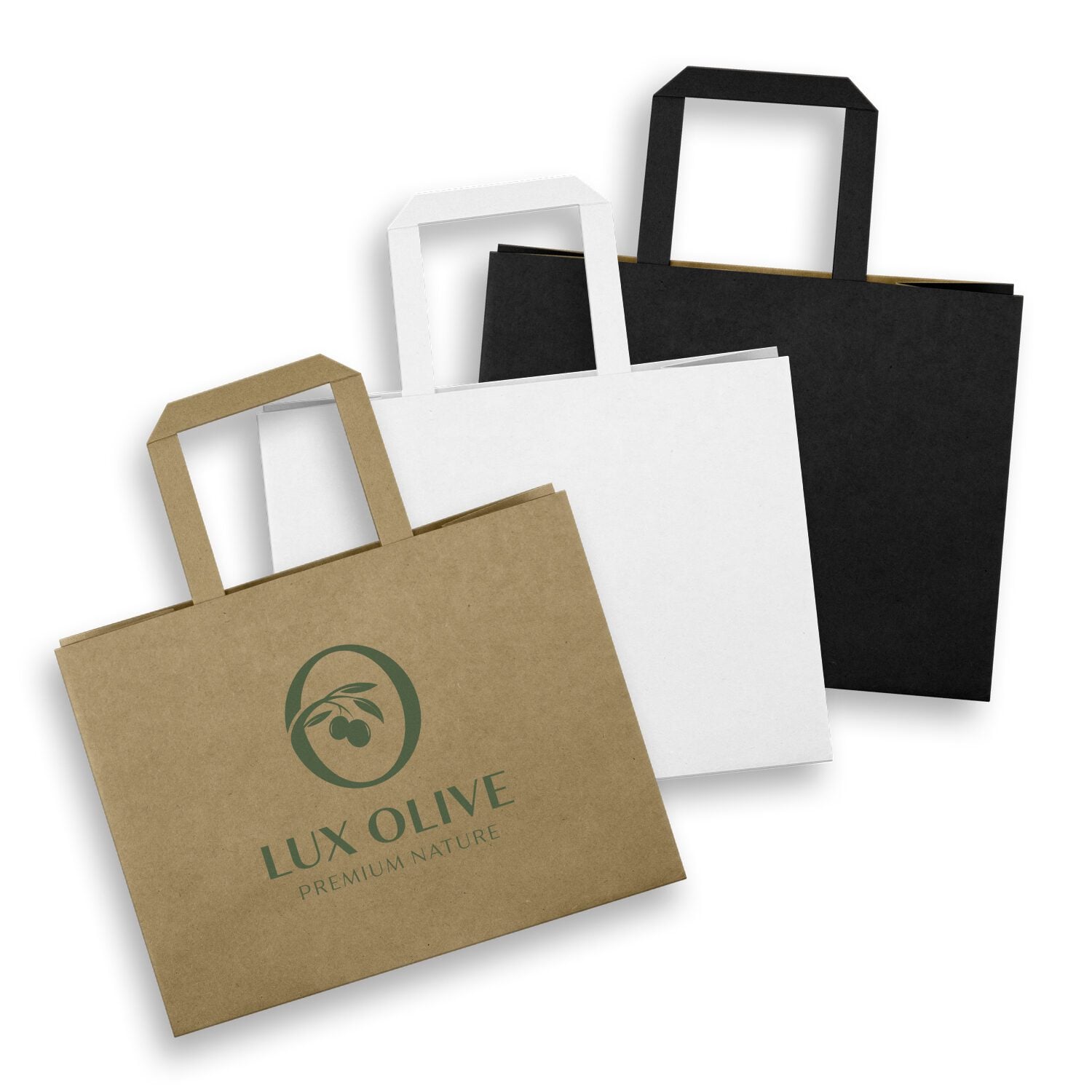 Jerilderie Flat Handle Paper Bag Landscape Medium main