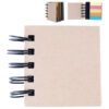 Jimbour Spiral Sticky Notes natural Jimbour Spiral Sticky Notes natural