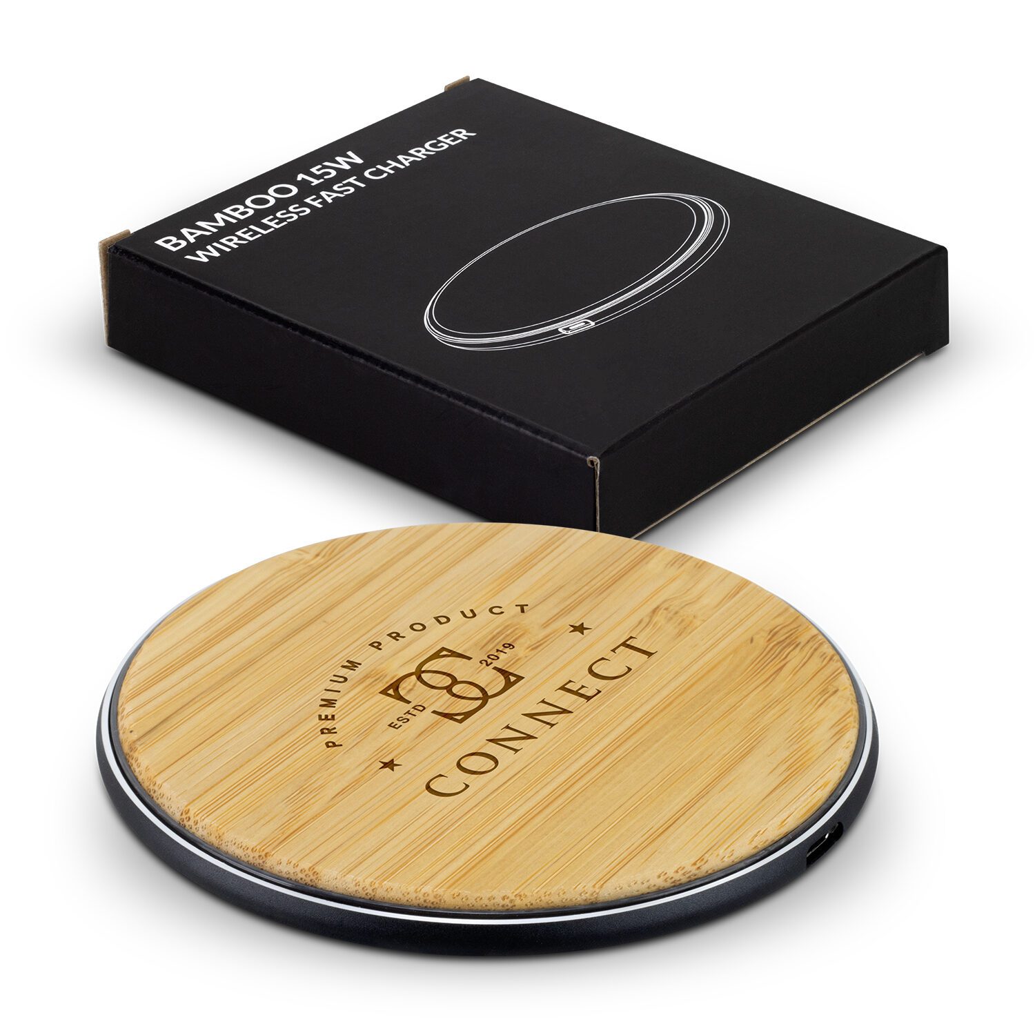Kandos Bamboo 15W Wireless Fast Charger main