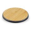 Kandos Bamboo 15W Wireless Fast Charger natural black Kandos Bamboo 15W Wireless Fast Charger natural black