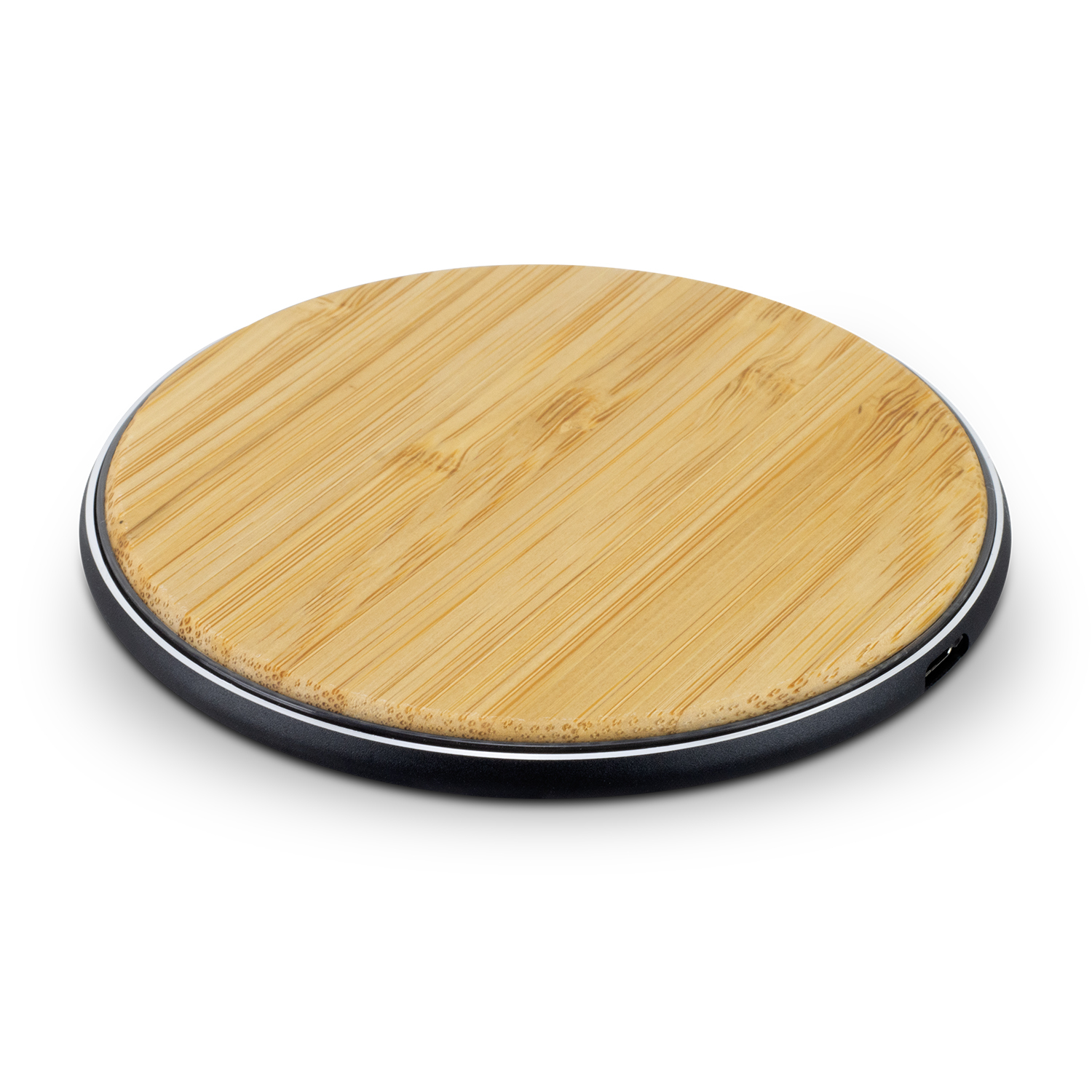 Kandos Bamboo 15W Wireless Fast Charger natural black Kandos Bamboo 15W Wireless Fast Charger natural black