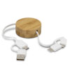 Kaniva Bamboo Retractable Charging Cable detail Kaniva Bamboo Retractable Charging Cable detail