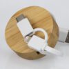 Kaniva Bamboo Retractable Charging Cable detail 4 Kaniva Bamboo Retractable Charging Cable detail 4