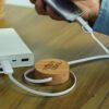 Kaniva Bamboo Retractable Charging Cable feature Kaniva Bamboo Retractable Charging Cable feature