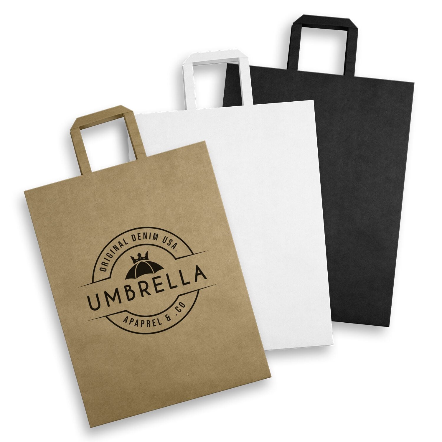 Kempsey Flat Handle Paper Bag Portrait Extra Large main