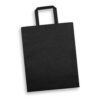 Kempsey Flat Handle Paper Bag Portrait Large black