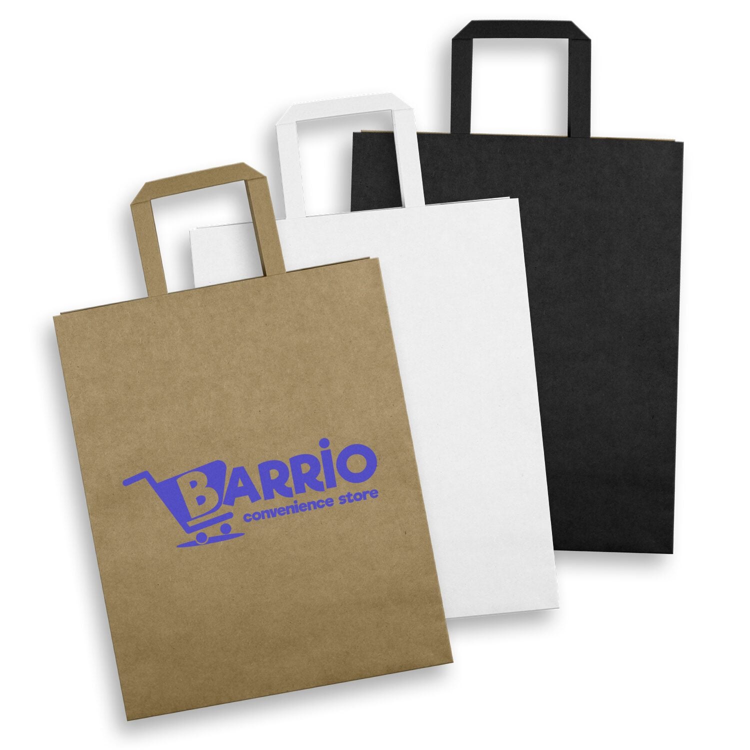Kempsey Flat Handle Paper Bag Portrait Large main