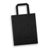 Kempsey Flat Handle Paper Bag Portrait Medium black Kempsey Flat Handle Paper Bag Portrait Medium black