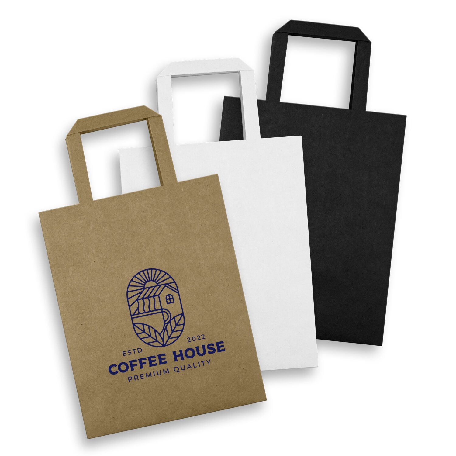 Kempsey Flat Handle Paper Bag Portrait Medium main