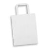 Kempsey Flat Handle Paper Bag Portrait Medium white Kempsey Flat Handle Paper Bag Portrait Medium white