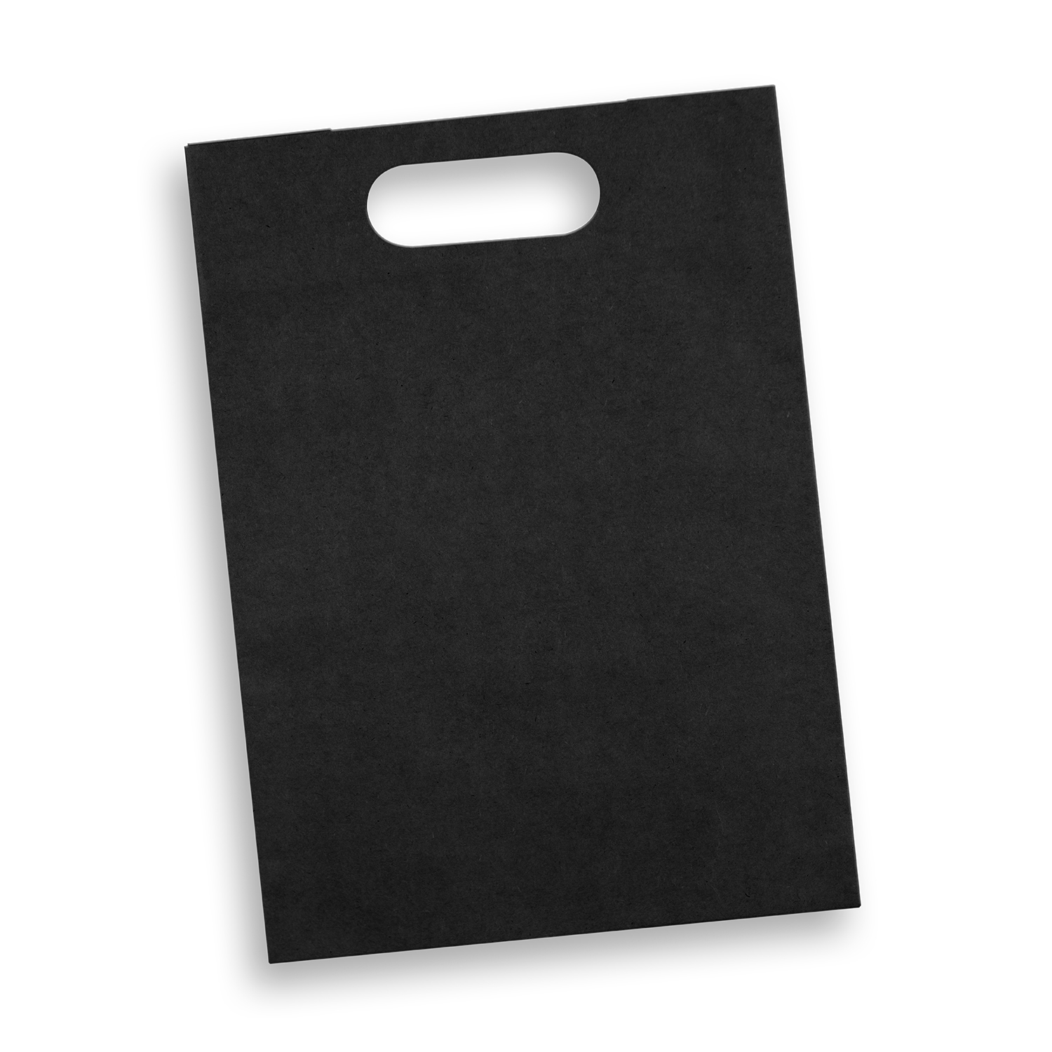 Laidley Die Cut Paper Bag Portrait Large black Laidley Die Cut Paper Bag Portrait Large black