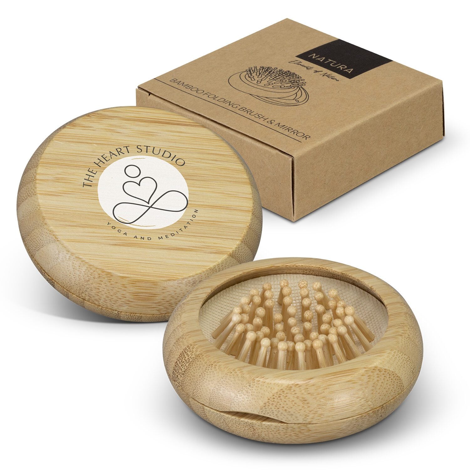 Lucknow Bamboo Brush and Mirror main