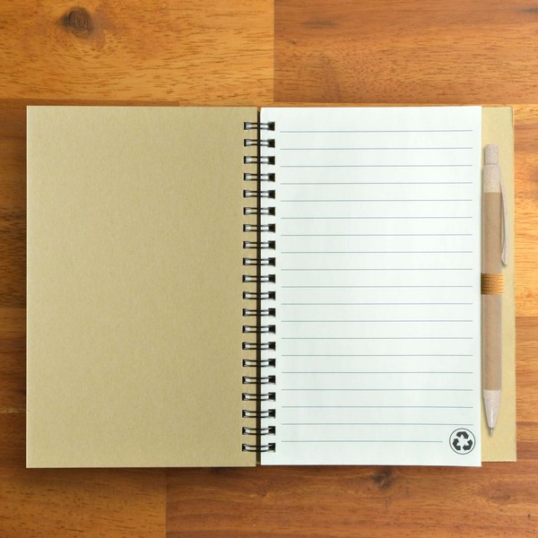Mackay Notebook Eco Matador Pen open Mackay Notebook Eco Matador Pen open