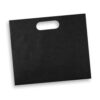 Manilla Die Cut Paper Bag Landscape Large black Manilla Die Cut Paper Bag Landscape Large black