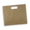 Manilla Die Cut Paper Bag Landscape Large natural Manilla Die Cut Paper Bag Landscape Large natural