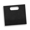 Manilla Die Cut Paper Bag Landscape Medium black Manilla Die Cut Paper Bag Landscape Medium black