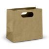Manilla Die Cut Paper Bag Landscape Medium detail Manilla Die Cut Paper Bag Landscape Medium detail