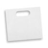 Manilla Die Cut Paper Bag Landscape Medium white Manilla Die Cut Paper Bag Landscape Medium white
