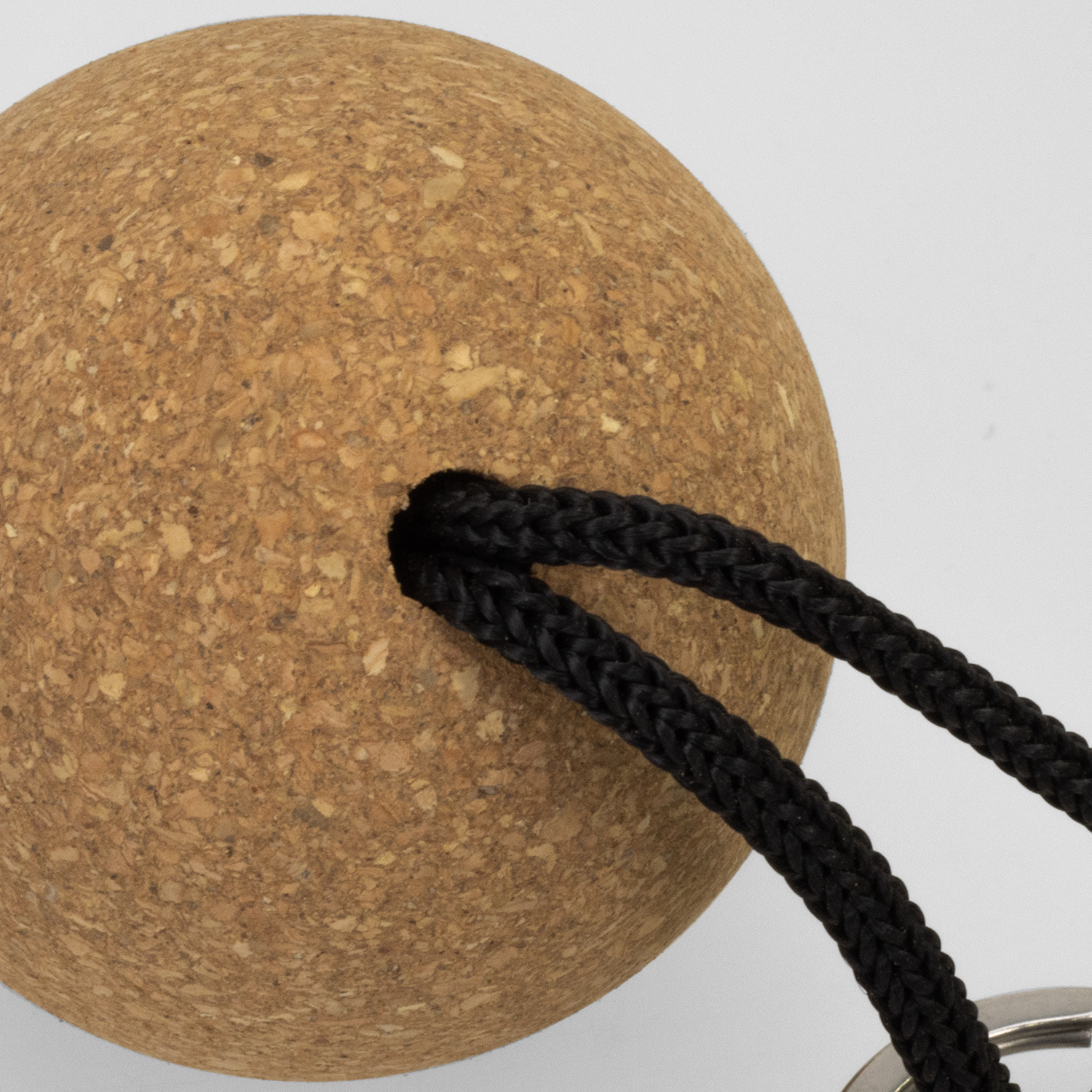 Tatura Cork Floating Key Ring Round detail Tatura Cork Floating Key Ring Round detail