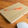 Tully A5 Natural Notebook Matador Pen orange