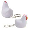 Oatlands Stress Rooster Key Ring detail