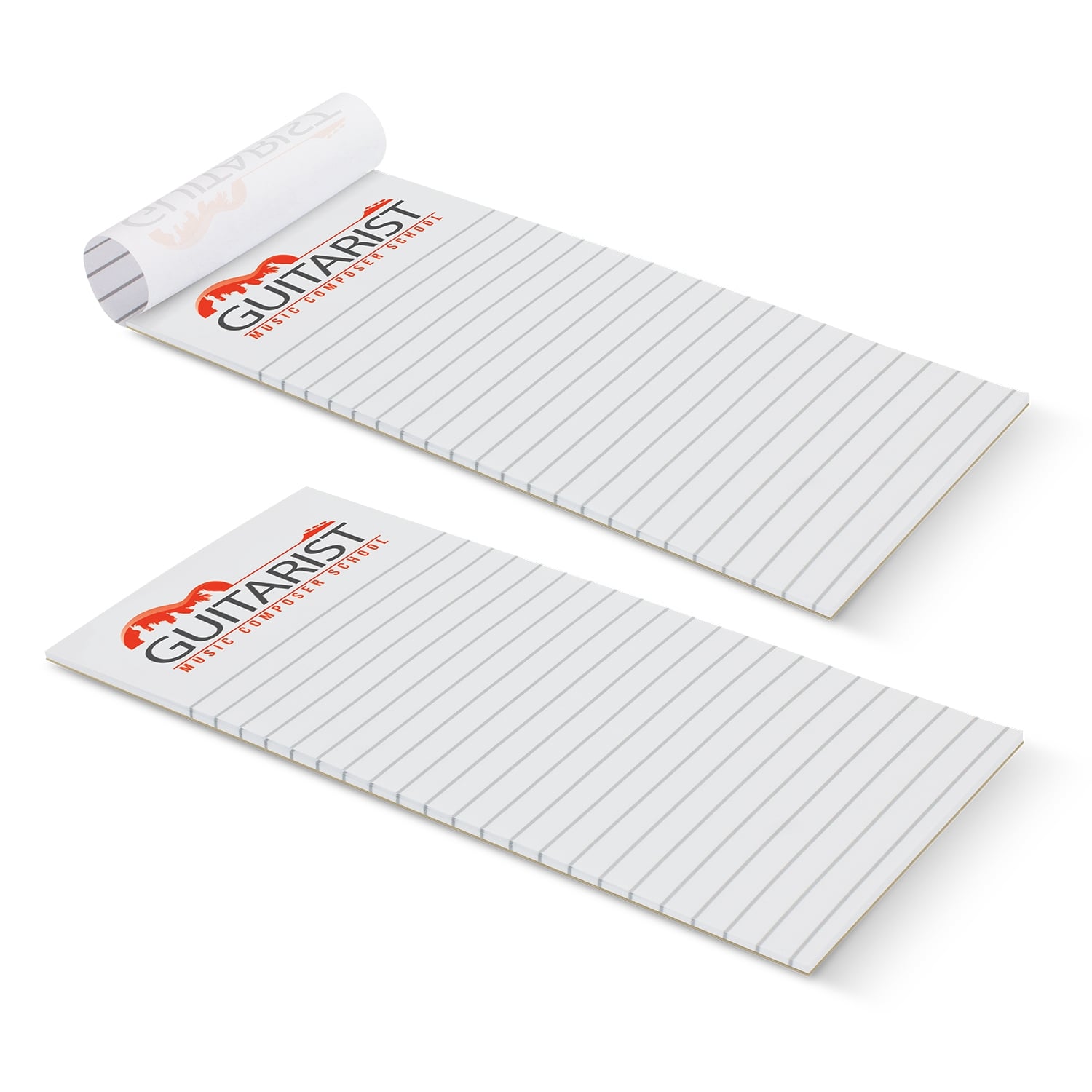 Elliston Vertical Note Pad - 25 Leaves | Custom Printed with Logo ...
