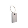 GunStainless Steel Keytag Rectangle black GunStainless Steel Keytag Rectangle black