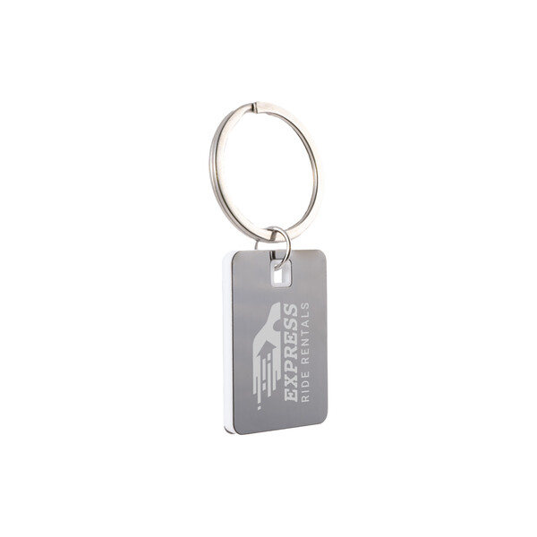 GunStainless Steel Keytag Rectangle laser engrave GunStainless Steel Keytag Rectangle laser engrave
