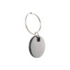 Gunnedah Stainless Steel Keytag Circle black Gunnedah Stainless Steel Keytag Circle black