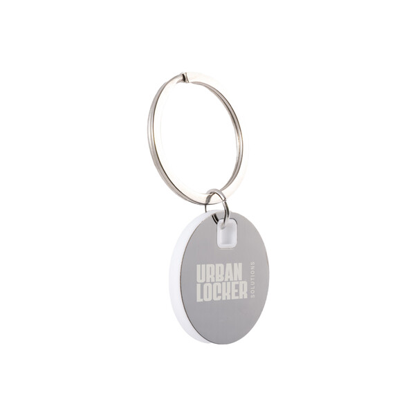 Gunnedah Stainless Steel Keytag Circle laser engrave Gunnedah Stainless Steel Keytag Circle laser engrave