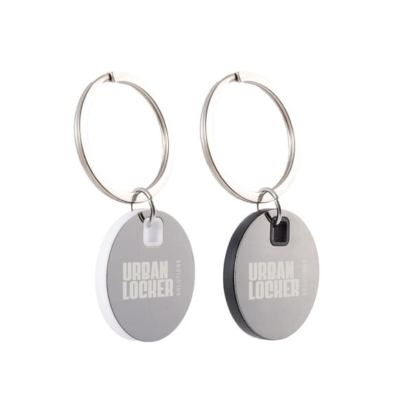 Gunnedah Stainless Steel Keytag Circle main