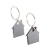 Gunnedah Stainless Steel Keytag House undecorated Gunnedah Stainless Steel Keytag House undecorated