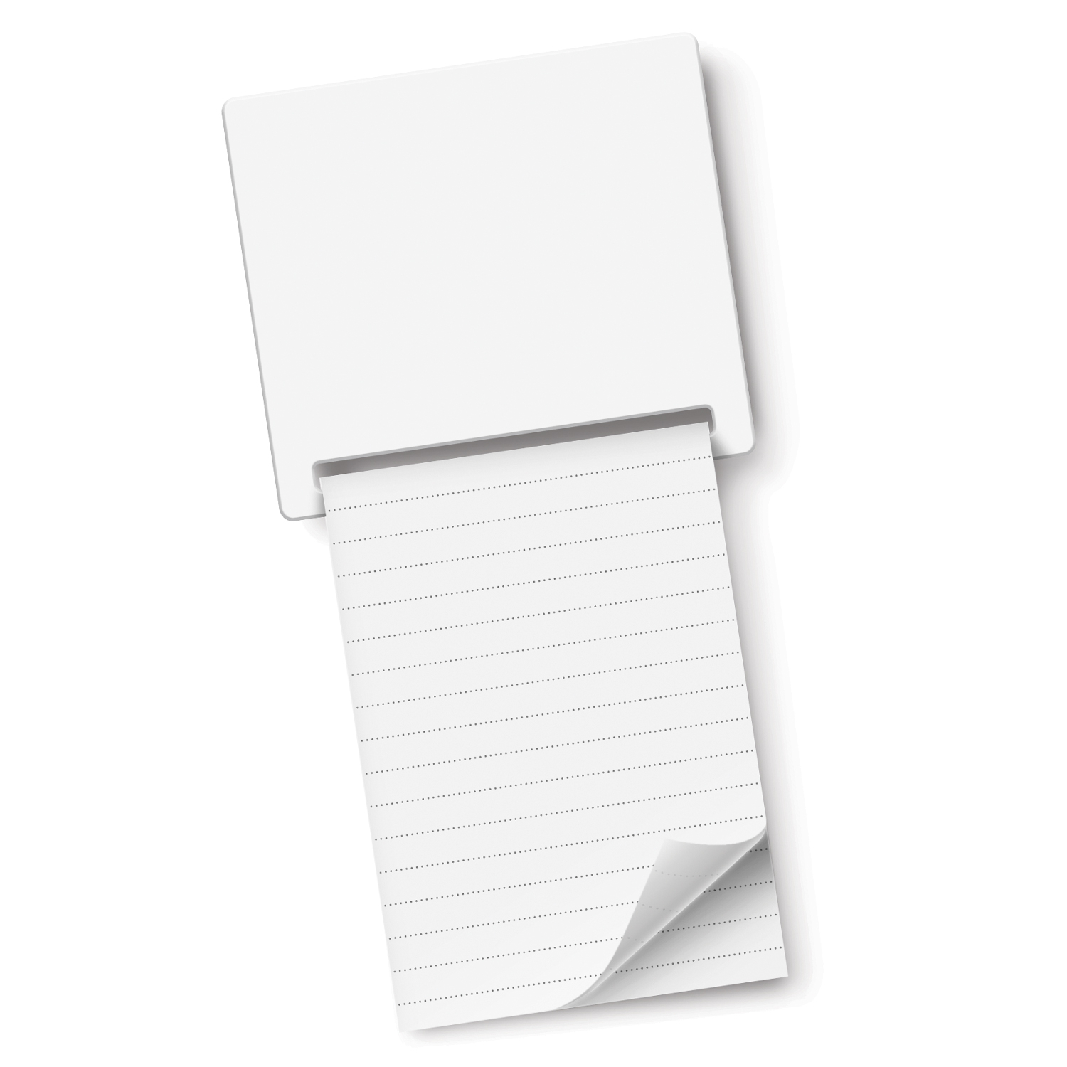 Lilydale Magnetic Memo Pad A7 white Lilydale Magnetic Memo Pad A7 white