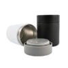 Zeehan Food Container Black and White with Lid