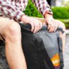 romsey roll top cooler bag feature