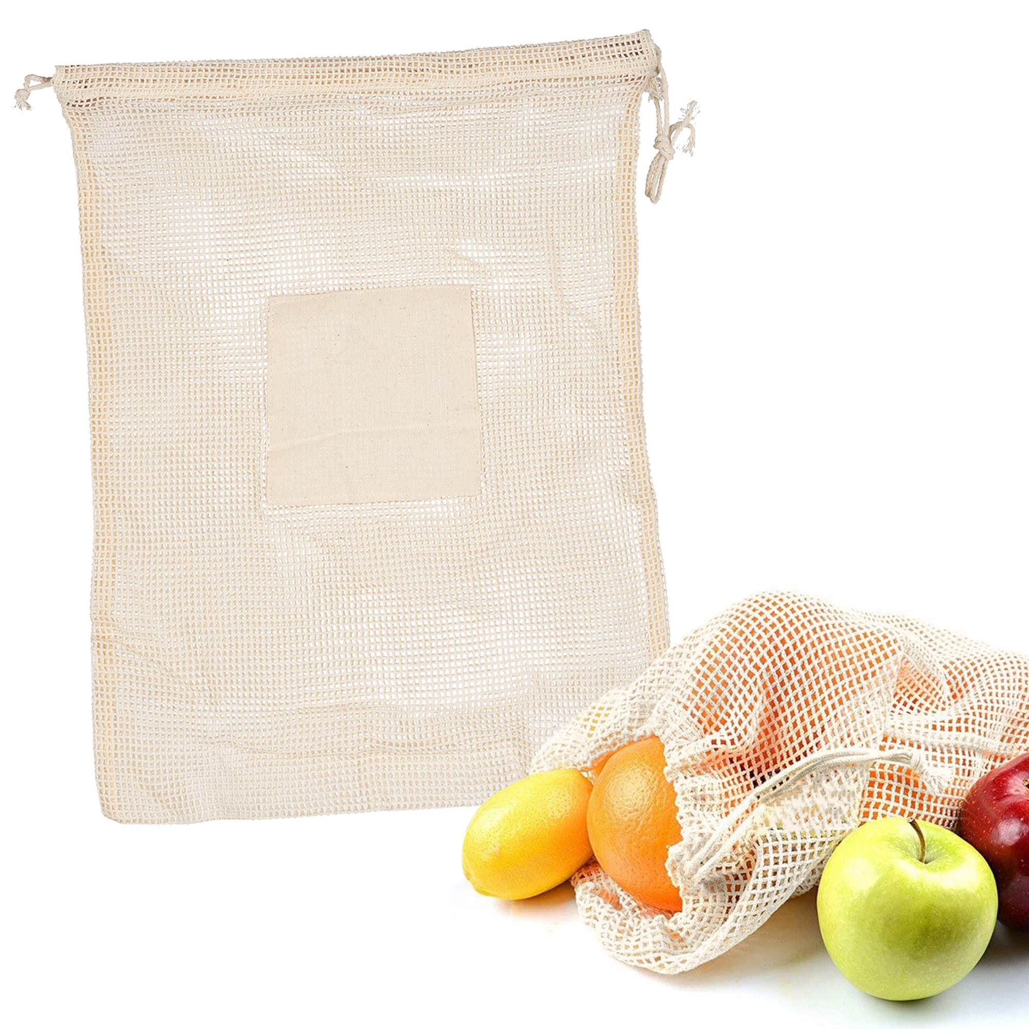 emmaville cotton mesh produce bag undecorated emmaville cotton mesh produce bag undecorated