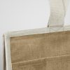 leonora jute cooler bag detail 2