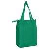 shepparton cooler bag with top zip closure green shepparton cooler bag with top zip closure green
