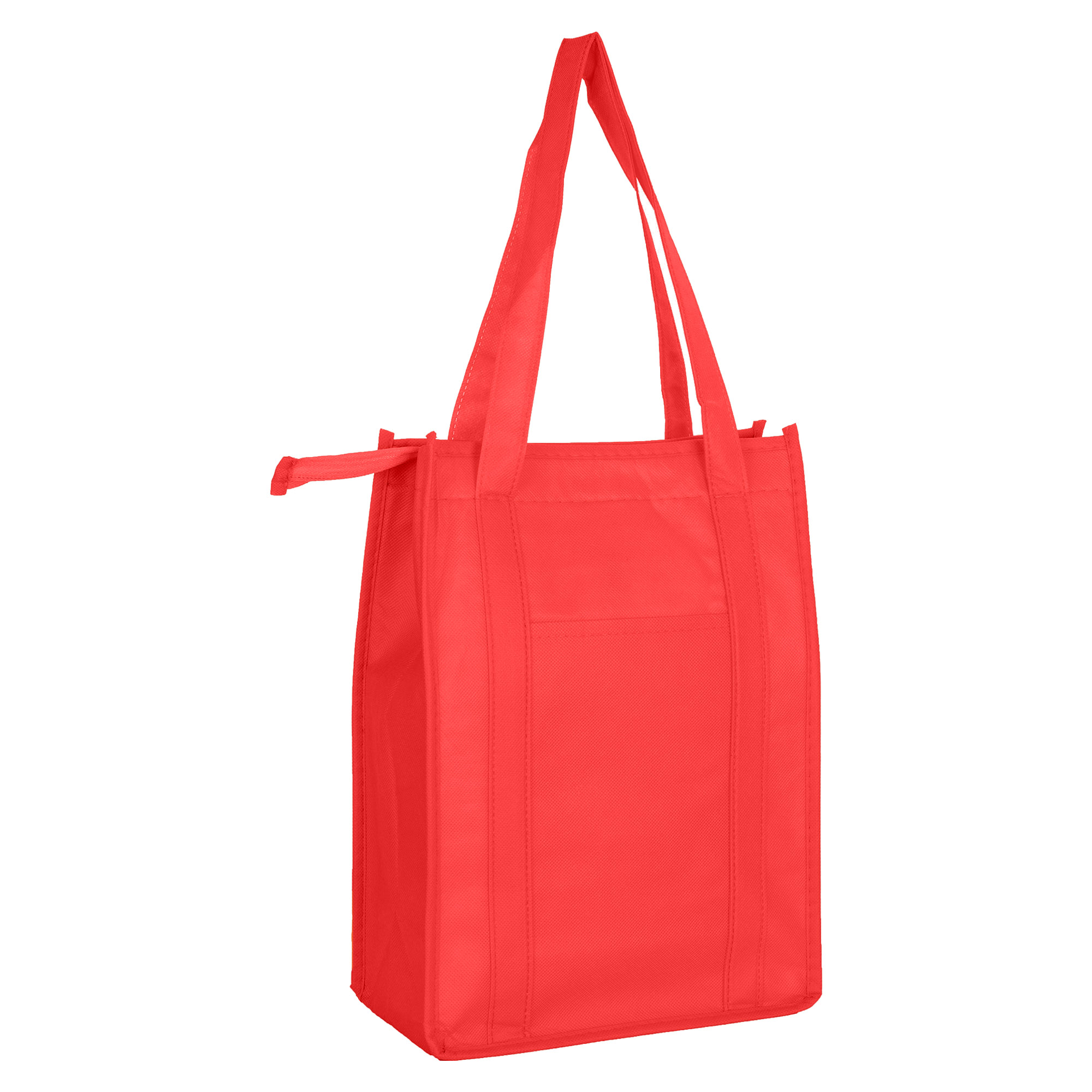 shepparton cooler bag with top zip closure red shepparton cooler bag with top zip closure red
