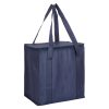 taranna non woven cooler bag navy blue