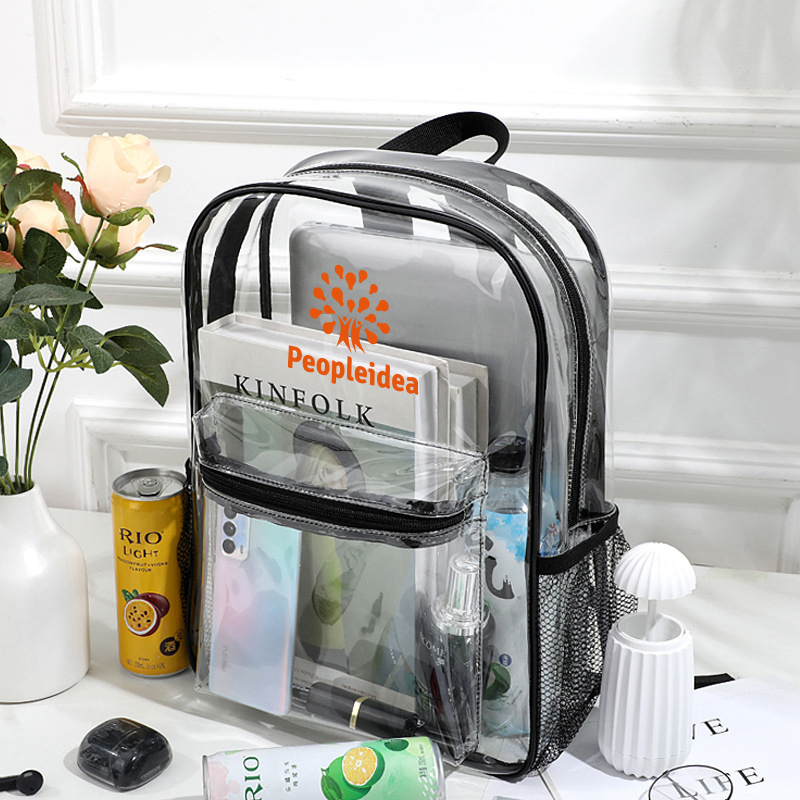 Benalla Transparent Backpack feature Benalla Transparent Backpack feature