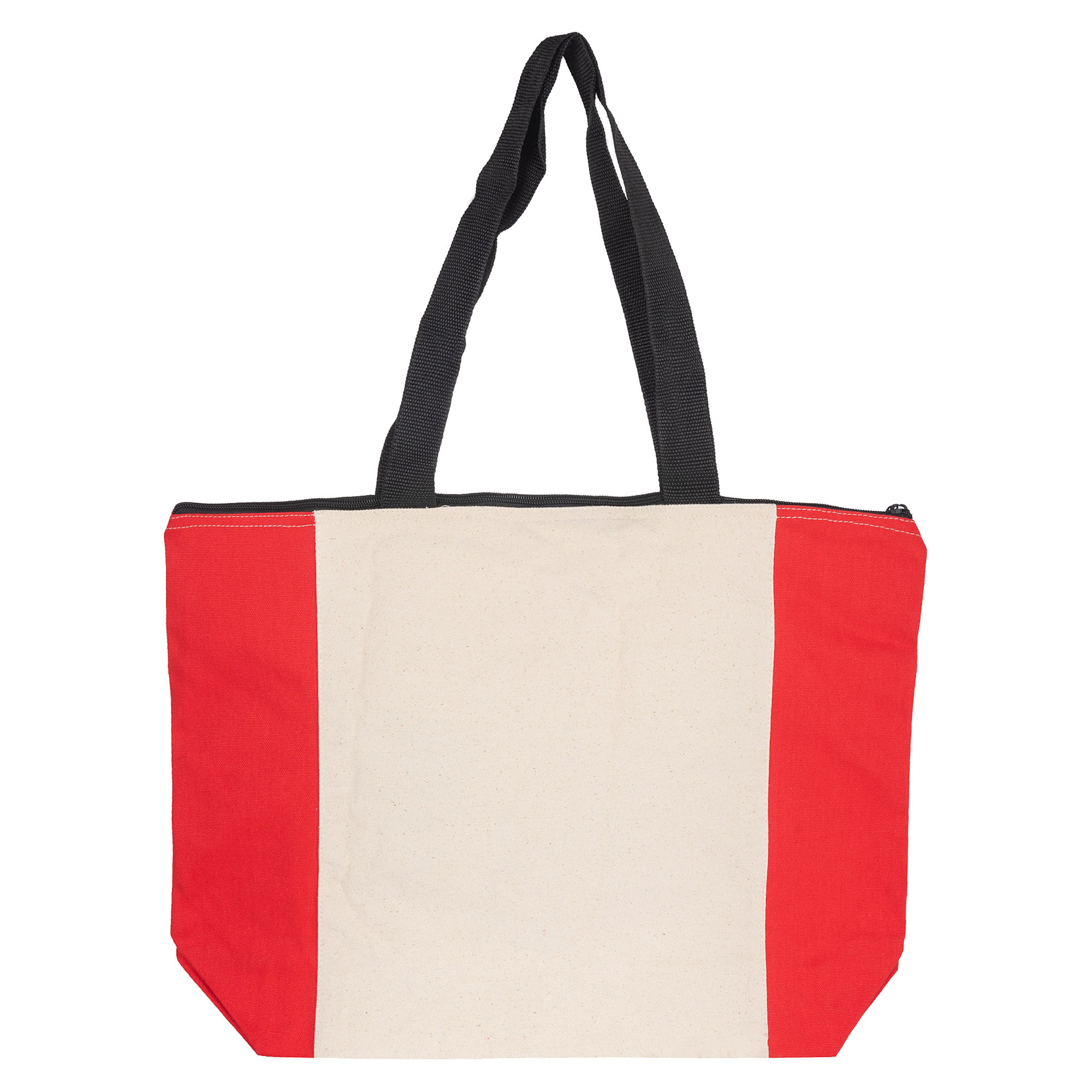 jerilderie calico zip shopper bag red jerilderie calico zip shopper bag red