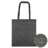Kgari Silver Line Patterned Non Woven Bag black