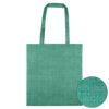 Kgari Silver Line Patterned Non Woven Bag green