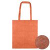 Kgari Silver Line Patterned Non Woven Bag orange