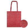 Kgari Silver Line Patterned Non Woven Bag red