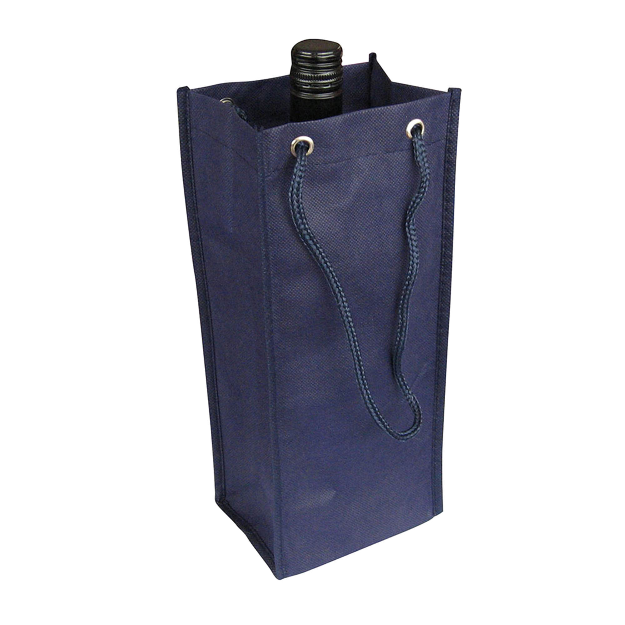 Ulverstone Non Woven Single Bottle Bag navy blue Ulverstone Non Woven Single Bottle Bag navy blue
