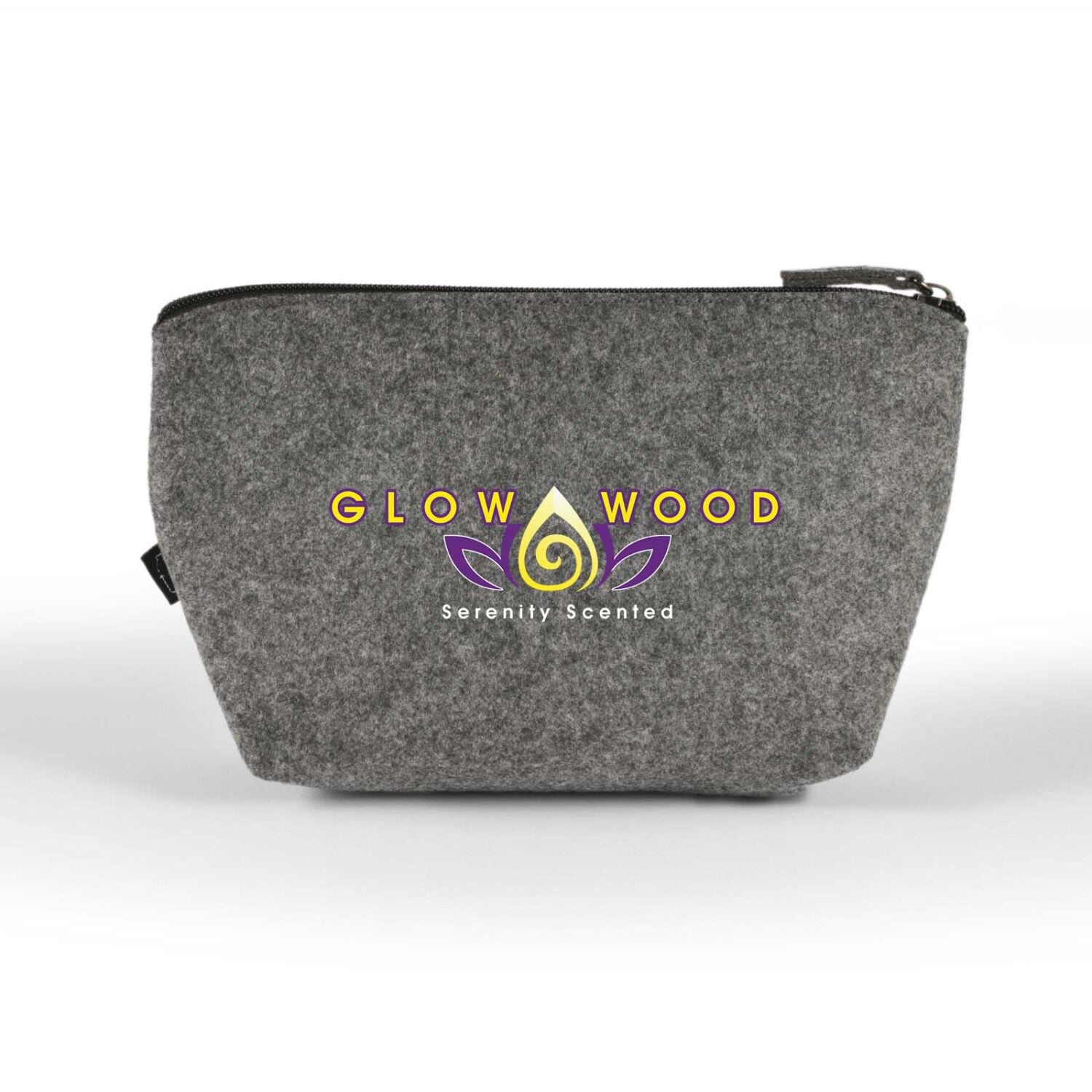 Flinders Felt Cosmetic Bag decorated