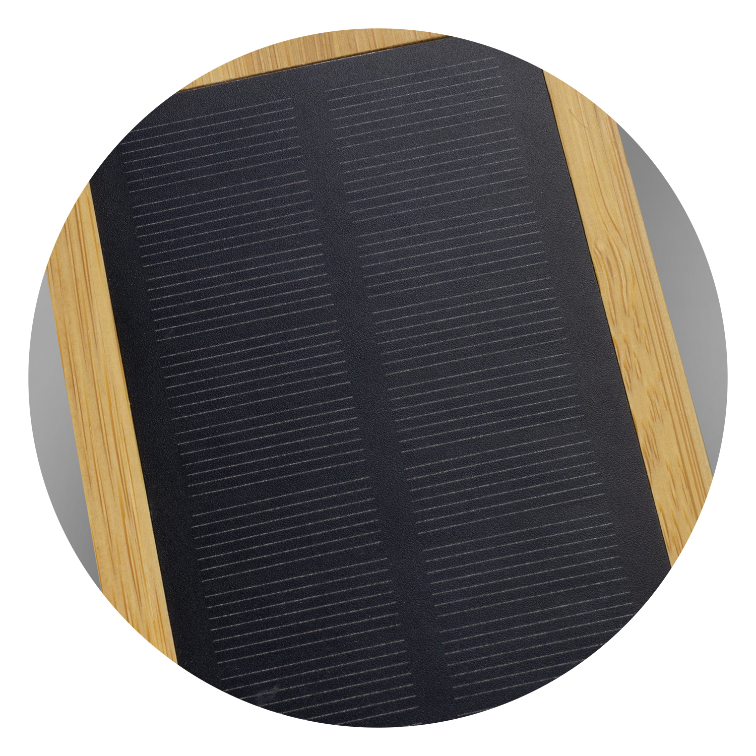 Maldon Bamboo Solar Power Bank detail 2 Maldon Bamboo Solar Power Bank detail 2